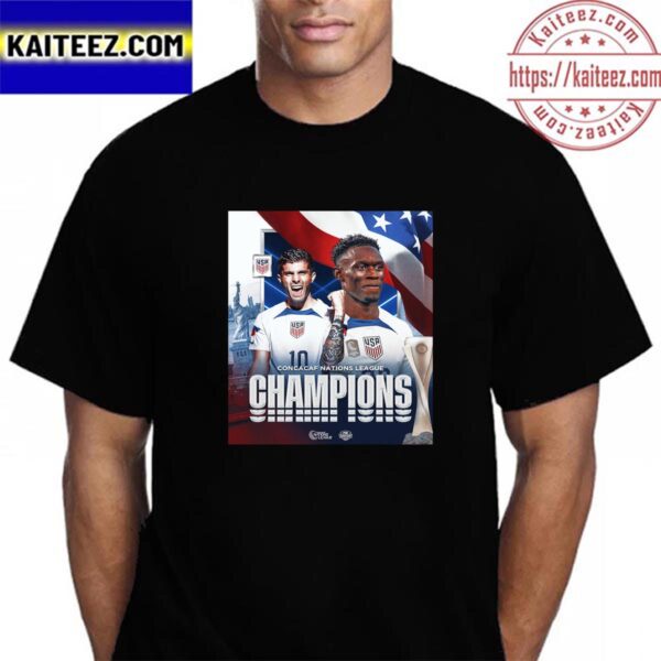 The USMNT Are The 2023 CONCACAF Nations League Champions Vintage T-Shirt