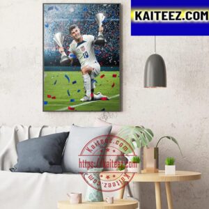 The USMNT Win The CONCACAF Nations League For The Second Time Art Decor Poster Canvas