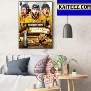 The Vegas Golden Knights Are Winners 2023 Stanley Cup Champions Art Decor Poster Canvas