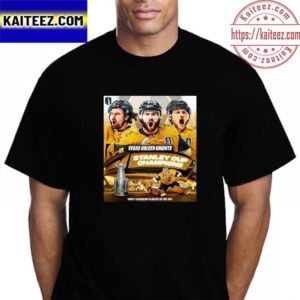 The Vegas Golden Knights Are Winners 2023 Stanley Cup Champions Vintage T-Shirt