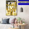 Vegas Golden Knights Stanley Cup Champions The First In Franchise History Art Decor Poster Canvas