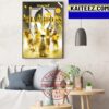 The Vegas Golden Knights Are Winners 2023 Stanley Cup Champions Art Decor Poster Canvas