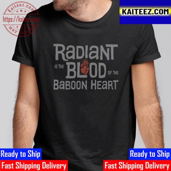 The Venture Bros Radiant Is The Blood Of The Baboon Heart Vintage T-Shirt