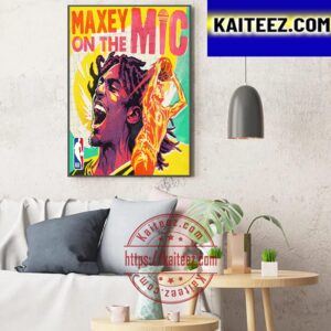 Tyrese Maxey On The New Maxey On The Mic Podcast Art Decor Poster Canvas