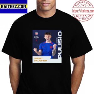 USMNST Christian Pulisic Is Best Player 2023 CONCACAF Nations League Vintage T-Shirt