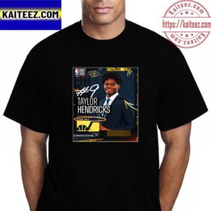 Utah Jazz Select Taylor Hendricks With The 9th Pick Of The 2023 NBA Draft Vintage T-Shirt