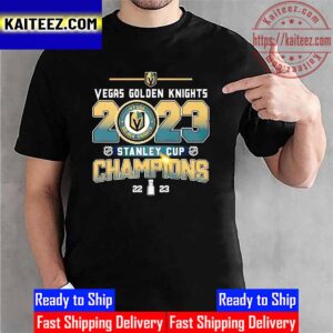 Vegas Golden Knights 2023 Stanley Cup Champions Vintage T-Shirt