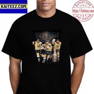 Vegas Golden Knights Stanley Cup Champions The First In Franchise History Vintage T-Shirt