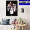 Utah Jazz Select Taylor Hendricks With The 9th Pick Of The 2023 NBA Draft Art Decor Poster Canvas