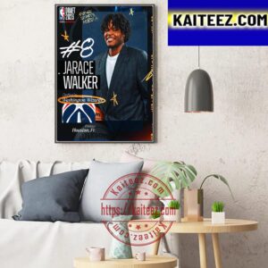 Washington Wizards Select Jarace Walker With The 8th Pick Of The 2023 NBA Draft Art Decor Poster Canvas