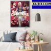 West Ham United Are UEFA Conference League Champions 2023 Art Decor Poster Canvas