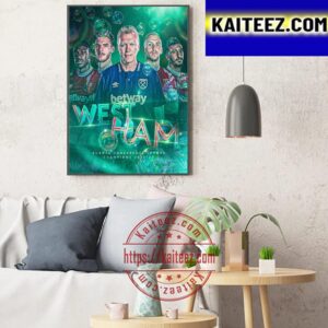 West Ham United Champ 2023 UEFA Europa Conference League Champions Art Decor Poster Canvas