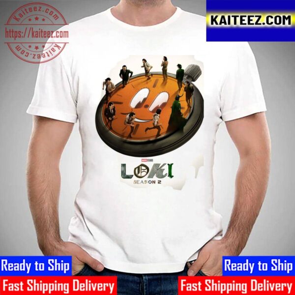 100,000 Minutes Until Loki Season 2 October 6 Of Marvel Studios Official Poster Vintage T-Shirt