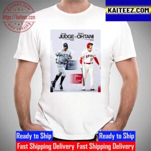 2022 Aaron Judge And 2023 Shohei Ohtani 30 Home Runs In MLB Vintage T-Shirt