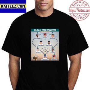 2023 MLB All-Star Starters Of American League Vintage T-Shirt