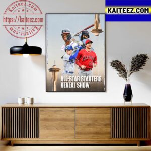 2023 MLB All-Star Starters Reveal Show Art Decor Poster Canvas