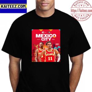 2023 Mexico City Game For Atlanta Hawks Vs Orlando Magic on November 9 Vintage T-Shirt