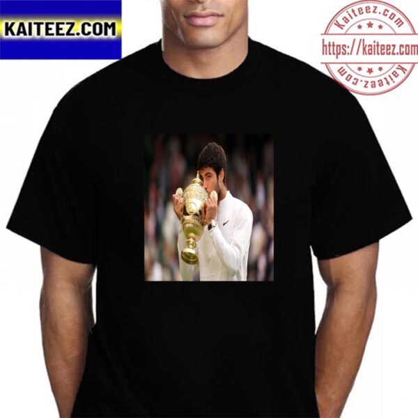 2023 Wimbledon Champion Gentlemens Singles Is Carlos Alcaraz Vintage T-Shirt