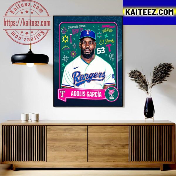 Adolis Garcia Joins The 2023 Home Run Derby Lineup Art Decor Poster Canvas