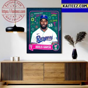 Adolis Garcia Joins The 2023 Home Run Derby Lineup In MLB Art Decor Poster Canvas