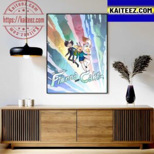 Adventure Time Fionna And Cake Official Poster Art Decor Poster Canvas