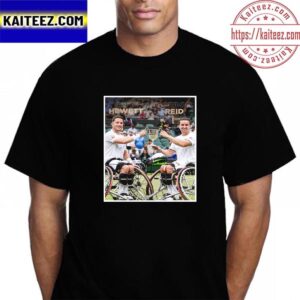 Alfie Hewett And Gordon Reid Are Gentlemens Wheelchair Doubles Champions At 2023 Wimbledon Vintage T-Shirt