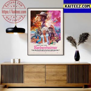 Barbie x Oppenheimer For Barbenheimer Poster Art Decor Poster Canvas