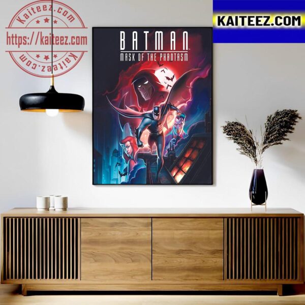 Batman Mask Of The Phantasm Art Decor Poster Canvas