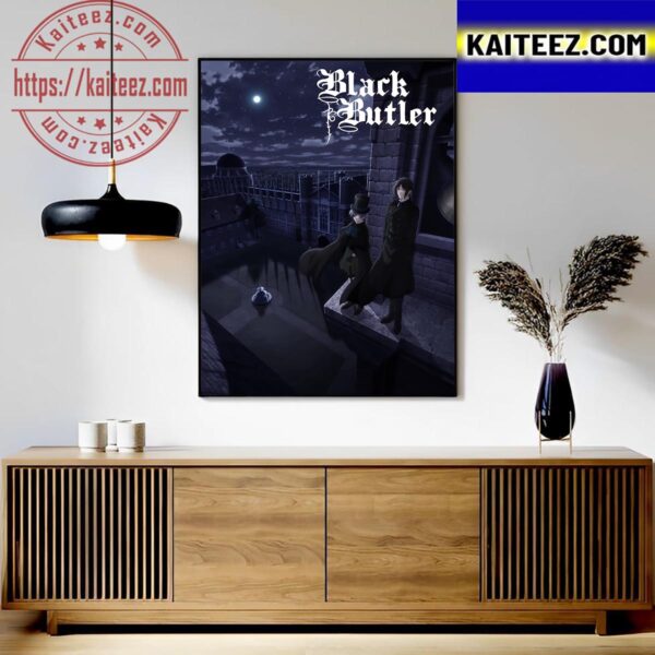 Black Butler New Season Scheduled For 2024 Art Decor Poster Canvas