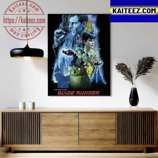 Blade Runner New Poster Movie With Starring Harrison Ford Art Decor Poster Canvas