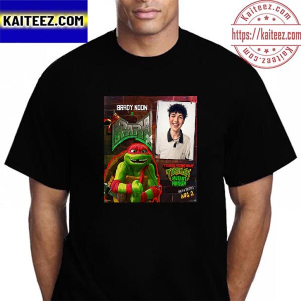 Brady Noon As Raph In TMNT Movie Mutant Mayhem Vintage T-Shirt