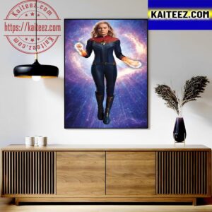 Captain Marvel Promo Art Art Decor Poster Canvas