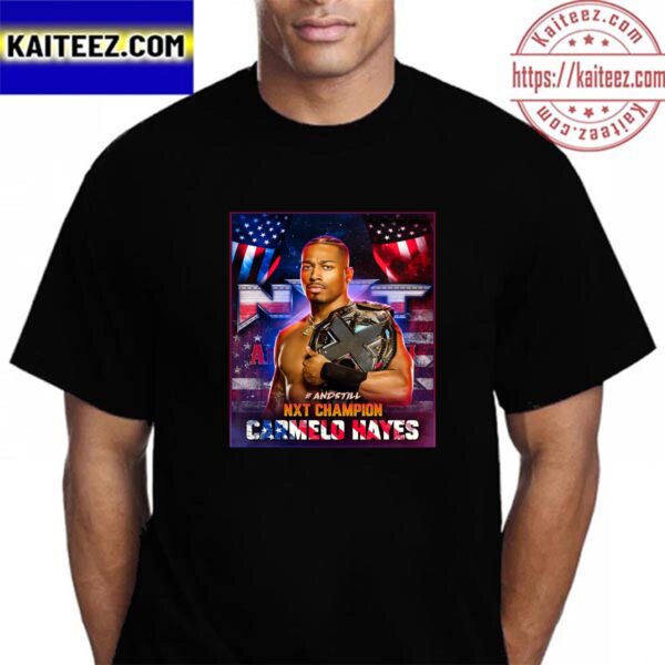 Carmelo Hayes And Still NXT Champion At WWE NXT GAB 2023 Vintage T-Shirt