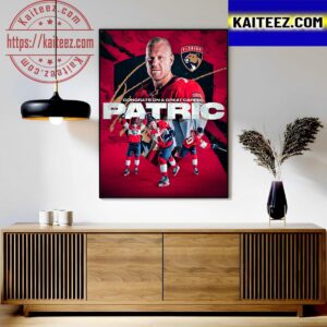 Congrats On A Great Career Patric Hornqvist Florida Panthers NHL Art Decor Poster Canvas