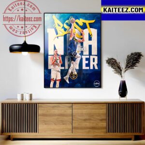 Congrats To Nikola Jokic Is The 2023 Best NBA Player Art Decor Poster Canvas