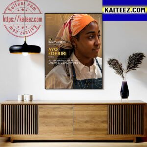 Congratulations To Ayo Edebiri The Bear Win The 2023 Outstanding Supporting Actress In A Comedy Series Emmy Nomination Art Decor Poster Canvas