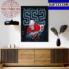 Congratulations To Michael Stone On NHL Playing Career Of 552 GP Art Decor Poster Canvas