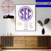 The Powerhouse LSU Tigers Head Coach Jay Johnson Is 2023 National Coach Of The Year Art Decor Poster Canvas