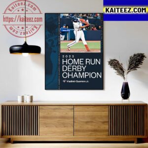 Congratulations To Vladimir Guerrero Jr Is 2023 Home Run Derby Champion Art Decor Poster Canvas