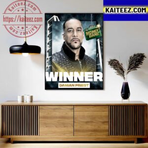 Damian Priest Is The Winner At WWE Money In The Bank Art Decor Poster Canvas