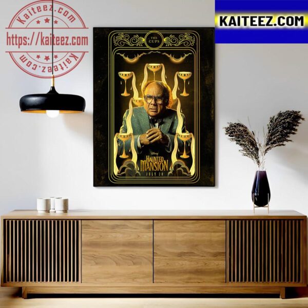 Danny DeVito In Haunted Mansion Of Disney Poster Art Decor Poster Canvas