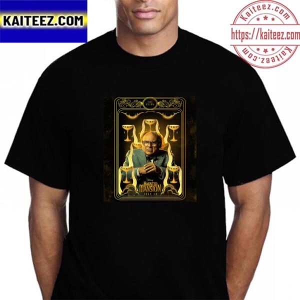 Danny DeVito In Haunted Mansion Of Disney Poster Vintage T-Shirt
