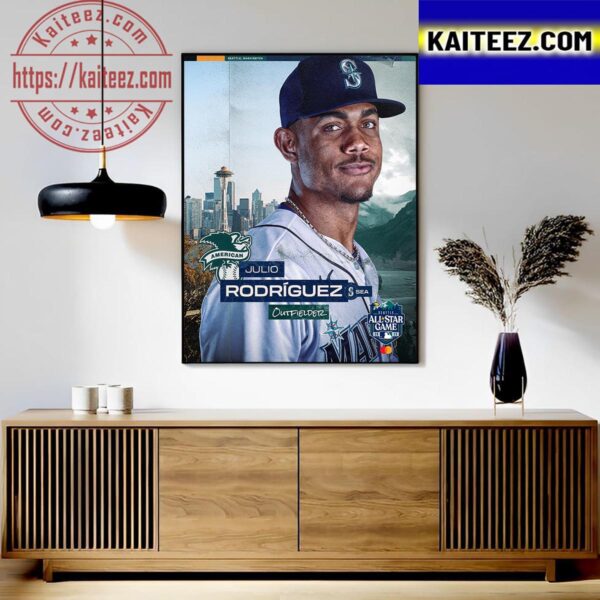 David Bednar Joins 2023 All Star Game Outfielder Art Decor Poster Canvas