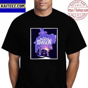 Disney Haunted Mansion Inspired Poster Vintage T-Shirt