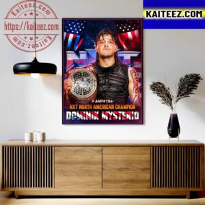 Dominik Mysterio And Still NXT North American Champion At WWE NXT GAB 2023 Art Decor Poster Canvas