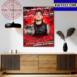 Dominik Mysterio And Still WWE NXT North American Champion Art Decor Poster Canvas