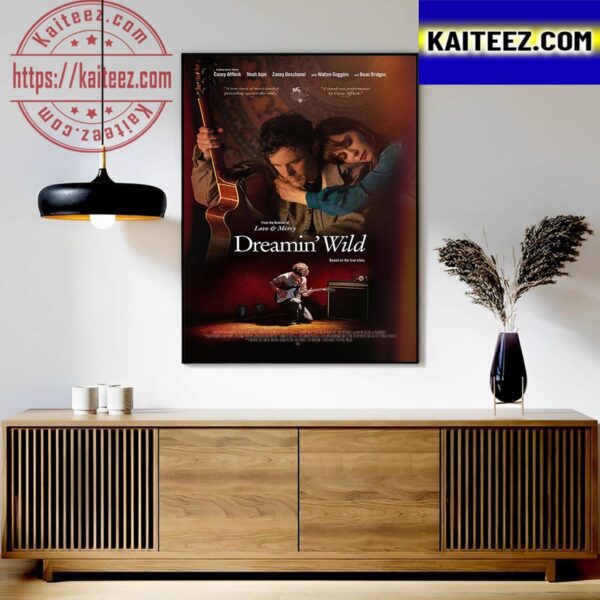 Dreamin Wild Official Poster With Starring Casey Affleck And Zooey Deschanel Art Decor Poster Canvas