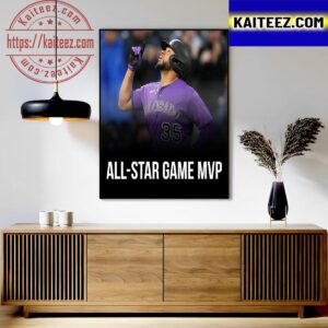 Elias Diaz Is The First Rockies Player To Win All-Star MVP Art Decor Poster Canvas