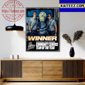 Florida Everblades Are Winner Community Service Team Of The Year Of The 2023 ECHL Team Awards Art Decor Poster Canvas