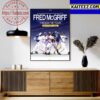 Fred McGriff 1990s Braves Hall Of Famers Art Decor Poster Canvas